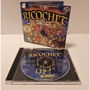 eGames Ricochet 3 Playmode PC CD  Vintage From 2000's Windows 98/2000/xp